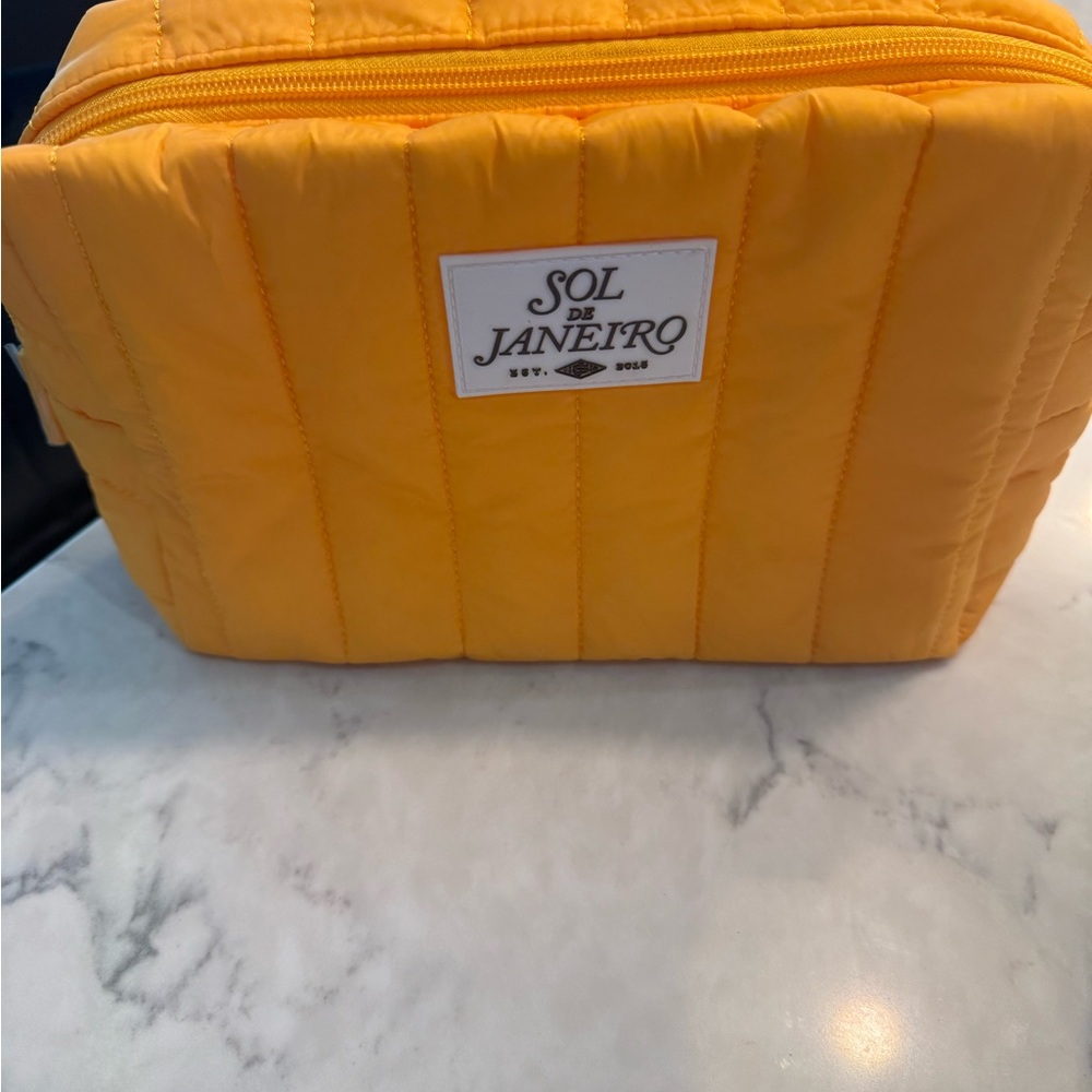 Sol de Janeiro Vibrant Orange Quilted Bag